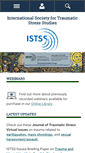 Mobile Screenshot of istss.org